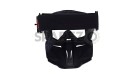 Genuine Royal Enfield Remx Goggles With Detachable Mask Black  - SPAREZO